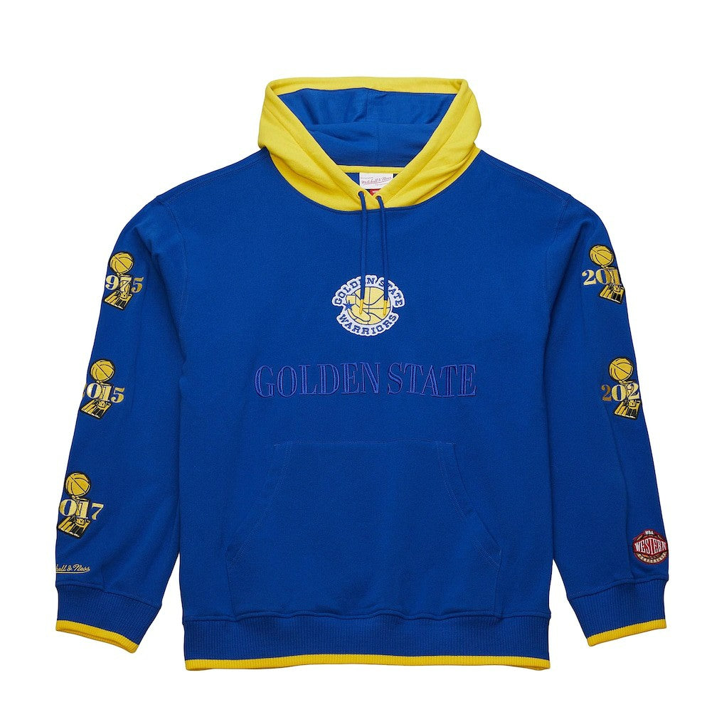 Golden State Warriors Hardwood Classics Team OG 3.0 Pullover Hoodie sale - Royal | Mitchell & Ness sale