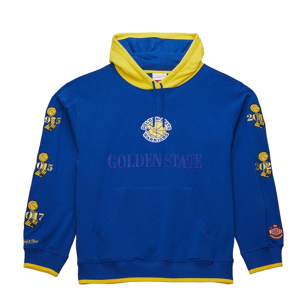 Golden State Warriors Hardwood Classics Team OG 3.0 Pullover Hoodie sale - Royal | Mitchell & Ness sale