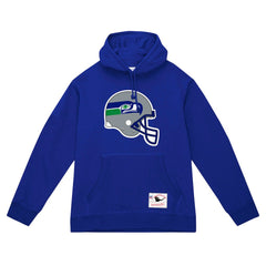 Seattle Seahawks Helmet Logo Vintage Pullover Hoodie - College Navy cheap
