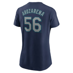 Randy Arozarena Seattle Mariners Women's Cooperstown Collection Fuse Name & Number T-Shirt - Navy | Nike