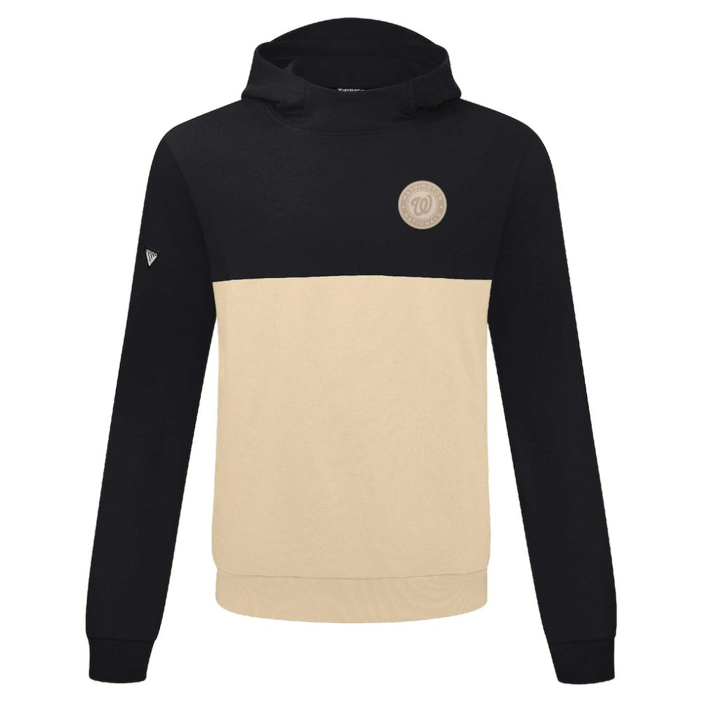 Washington Nationals Levelwear Bracket Pullover Hoodie - Black/Sand