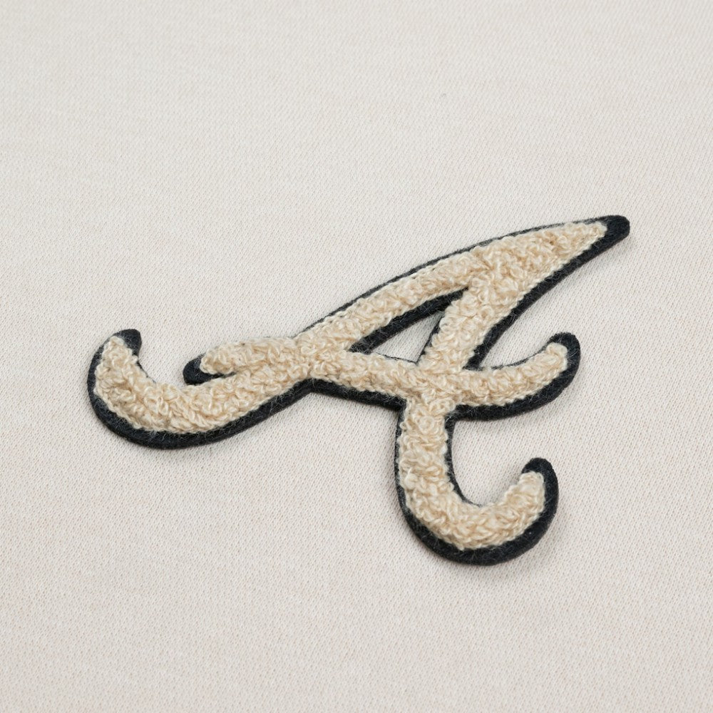 Atlanta Braves Levelwear Murray Quarter-Zip Sweatshirt - Khaki