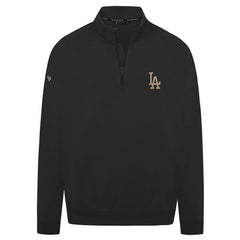Los Angeles Dodgers Levelwear Murray Quarter-Zip Sweatshirt - Black