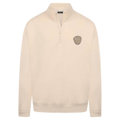 Milwaukee Brewers Levelwear Murray Quarter-Zip Sweatshirt - Khaki