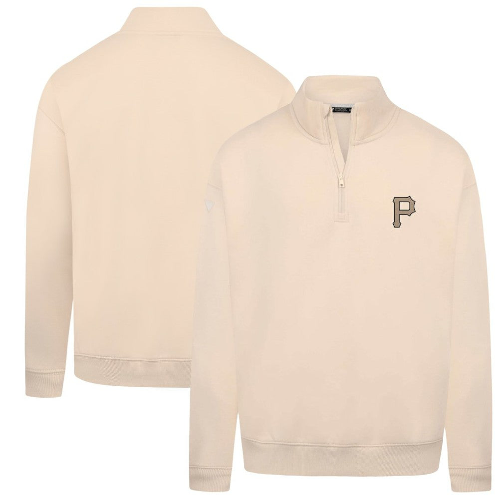Pittsburgh Pirates Levelwear Murray Quarter-Zip Sweatshirt - Khaki
