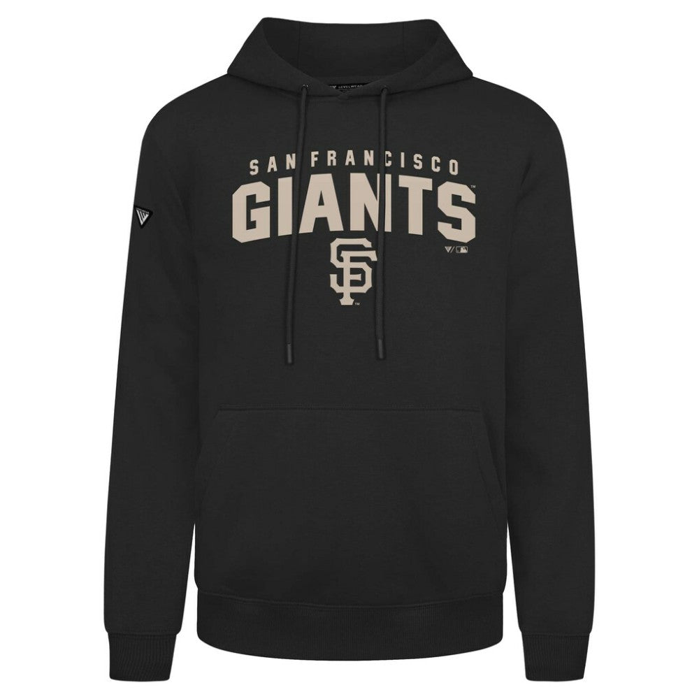 San Francisco Giants Levelwear Podium Team Arch Pullover Hoodie - Black