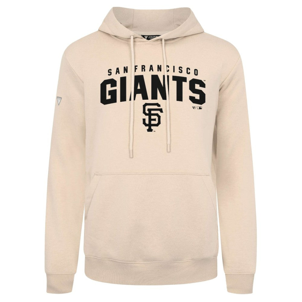 San Francisco Giants Levelwear Podium Team Arch Pullover Hoodie - Khaki
