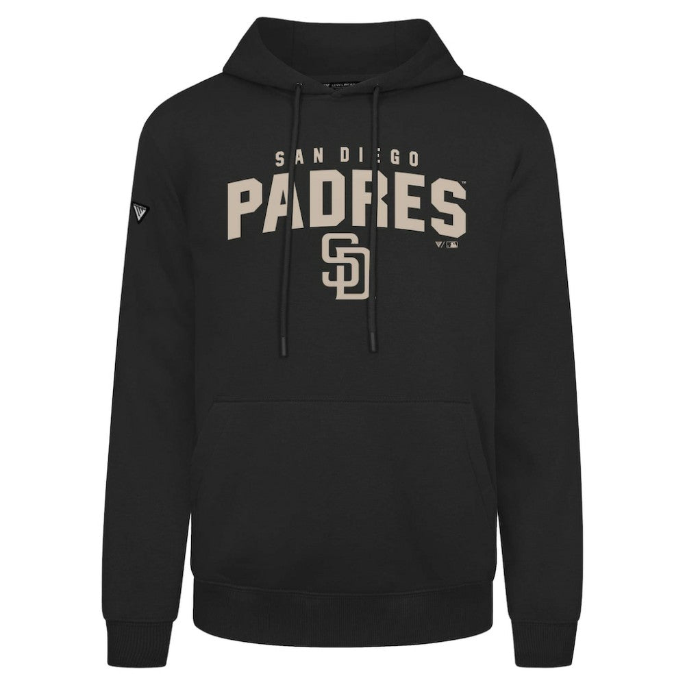 San Diego Padres Levelwear Podium Team Arch Pullover Hoodie - Black