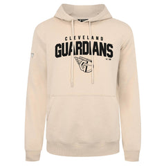 Cleveland Guardians Levelwear Podium Team Arch Pullover Hoodie - Khaki