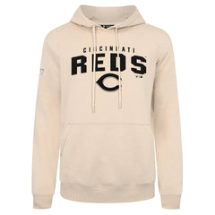 Cincinnati Reds Levelwear Podium Team Arch Pullover Hoodie - Khaki
