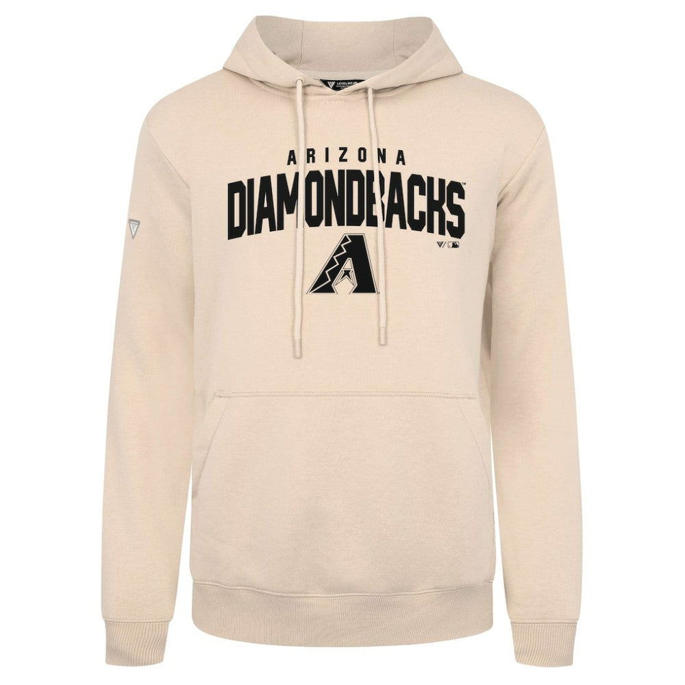 Arizona Diamondbacks Levelwear Podium Team Arch Pullover Hoodie - Khaki