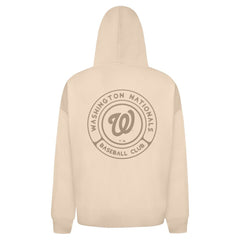 Washington Nationals Levelwear Uphill Oversized Full-Zip Hoodie - Khaki