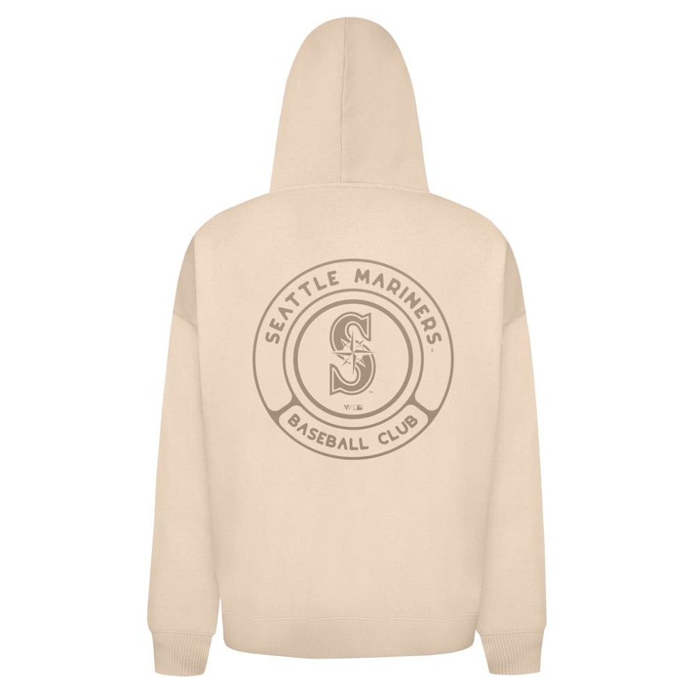 Seattle Mariners Levelwear Uphill Oversized Full-Zip Hoodie - Khaki