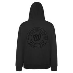 Washington Nationals Levelwear Uphill Oversized Full-Zip Hoodie - Black