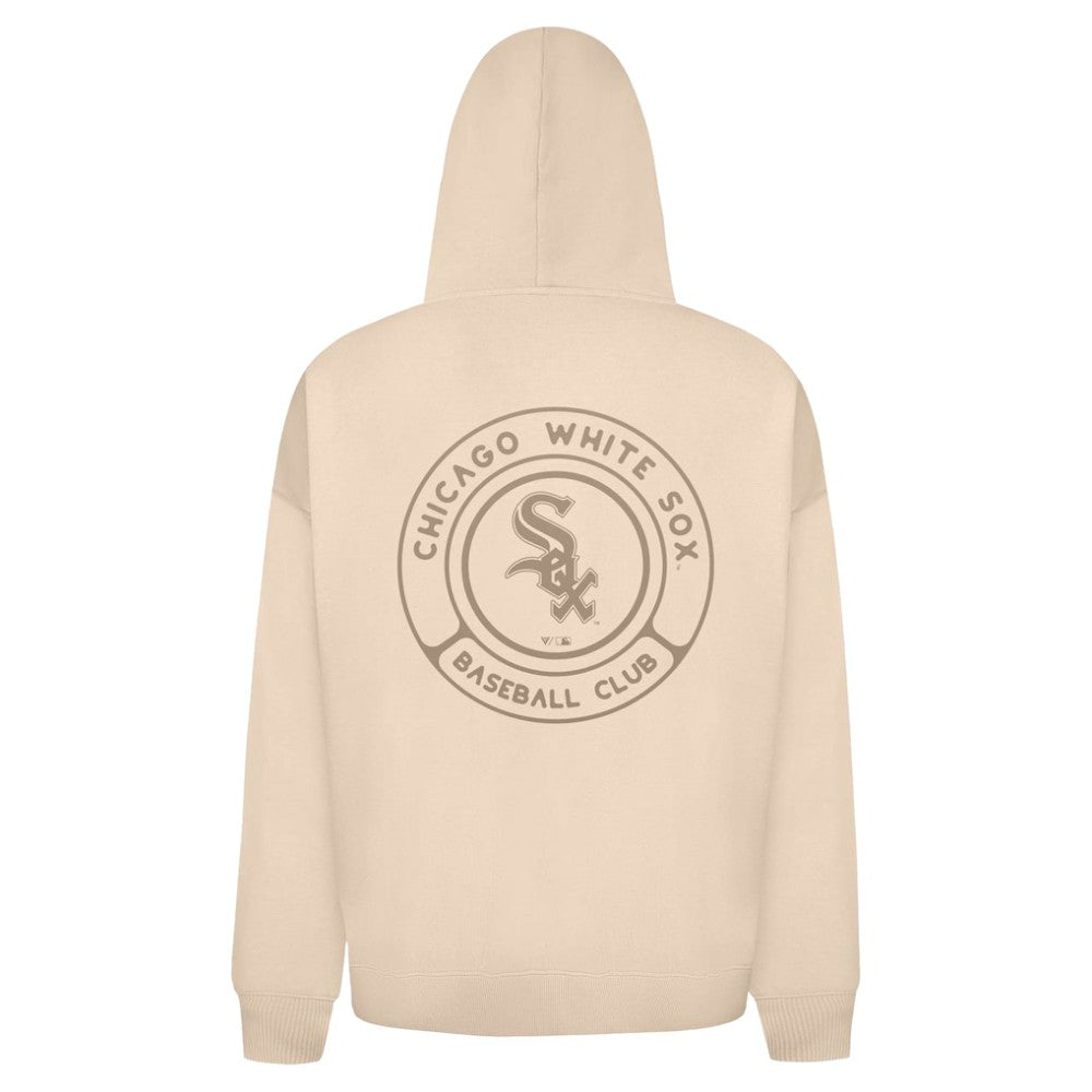Chicago White Sox Levelwear Uphill Oversized Full-Zip Hoodie - Khaki