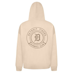 Detroit Tigers Levelwear Uphill Oversized Full-Zip Hoodie - Khaki