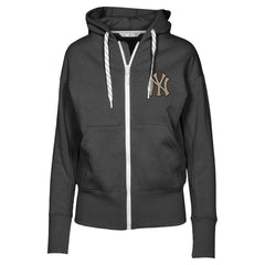 New York Yankees Levelwear Women's Gardinia Full-Zip Hoodie - Black