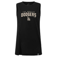 Los Angeles Dodgers Levelwear Women's Influx Team Arch Tank Top - Black