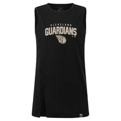 Cleveland Guardians Levelwear Women's Influx Team Arch Tank Top - Black