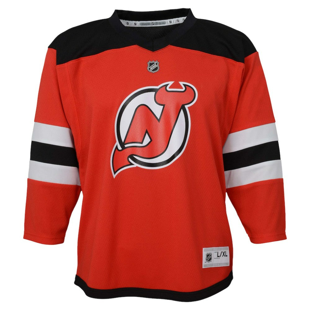 New Jersey Devils Youth Replica Custom Jersey Red