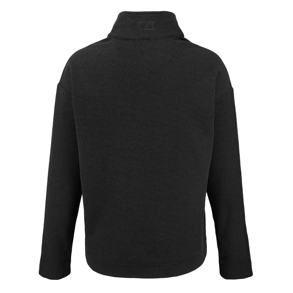 Baltimore Ravens Cutter & Buck Women's Hunts Point Eco Half-Snap Sweatshirt - Black cheap