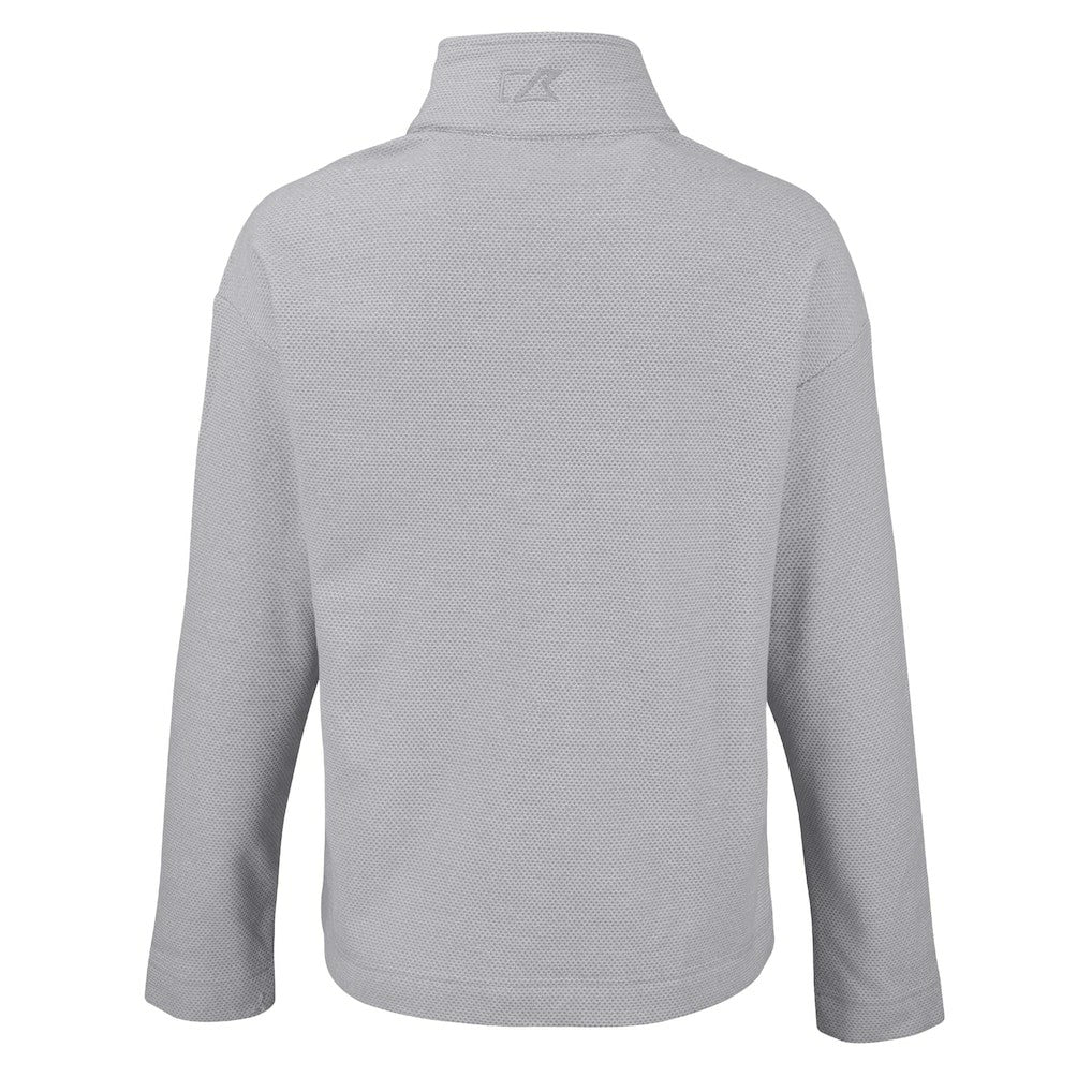 Baltimore Ravens Cutter & Buck Women's Hunts Point Eco Half-Snap Sweatshirt - Gray cheap