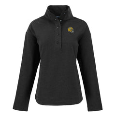 Green Bay Packers Cutter & Buck Women's Hunts Point Eco Half-Snap Sweatshirt - Black outlet