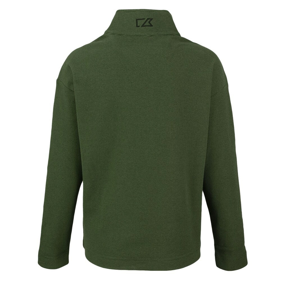 Las Vegas Raiders Cutter & Buck Women's Hunts Point Eco Half-Snap Sweatshirt - Green for sale