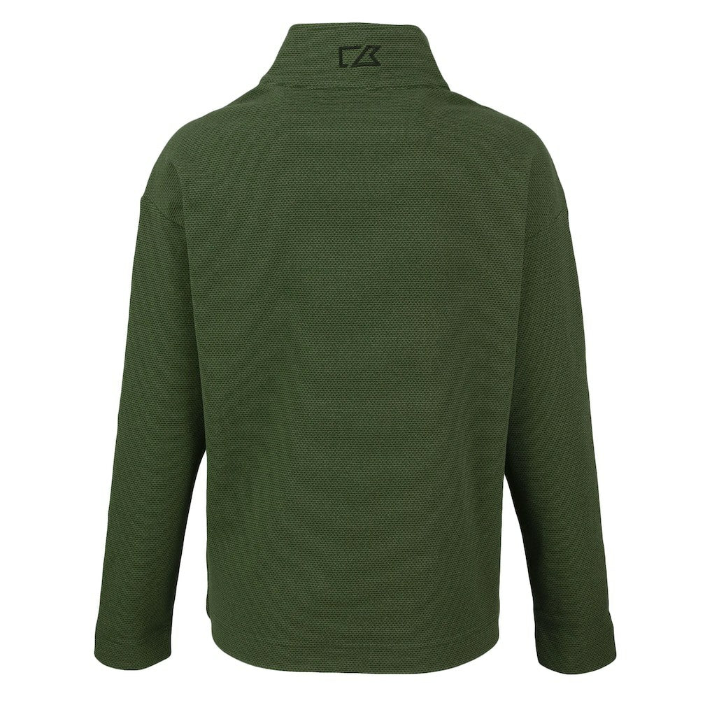 Pittsburgh Steelers Cutter & Buck Women's Hunts Point Eco Half-Snap Sweatshirt - Green sale