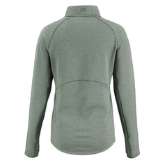 Green Bay Packers Cutter & Buck Women's Peshastin Eco Fleece Recycled Tri-Blend Raglan Half-Zip Jacket - Heather Green on sale
