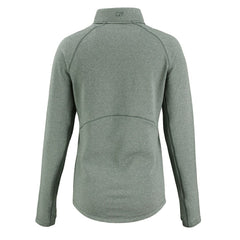 Green Bay Packers Cutter & Buck Women's Peshastin Eco Fleece Recycled Tri-Blend Raglan Half-Zip Jacket - Heather Green for sale