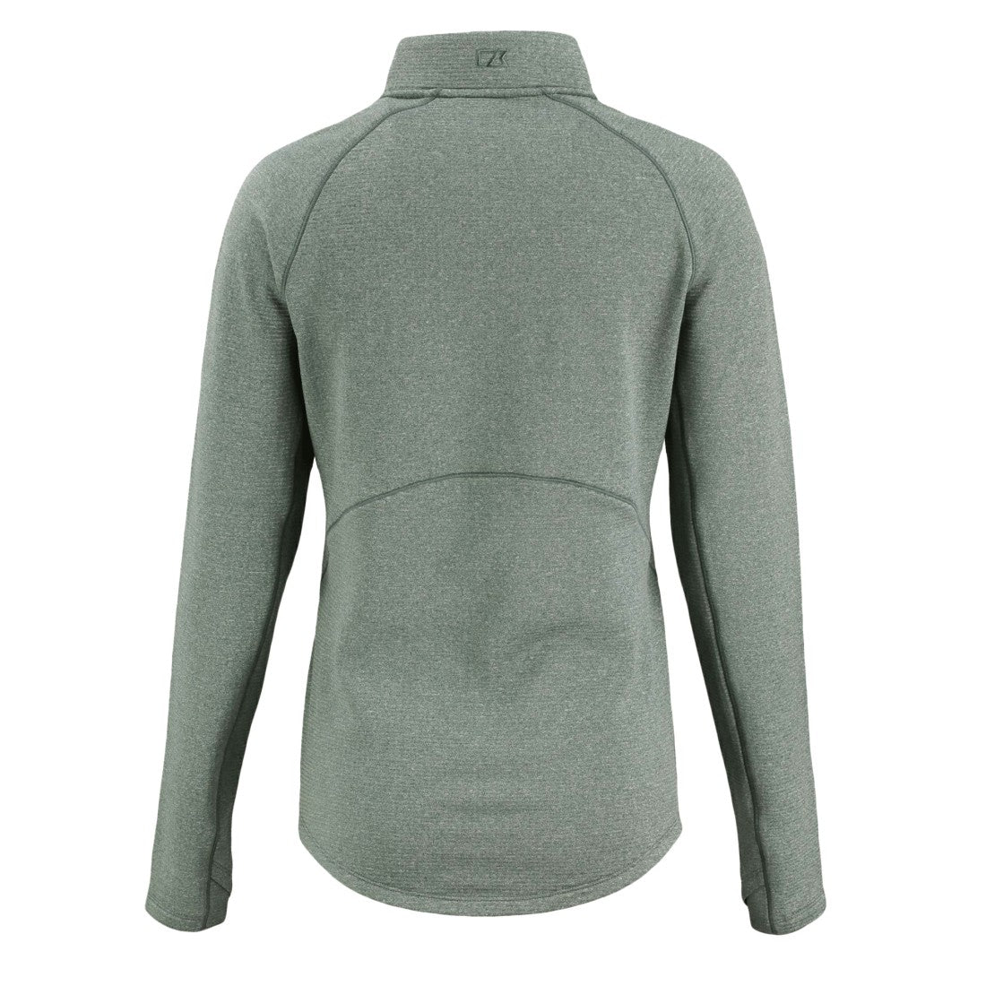 Green Bay Packers Cutter & Buck Women's Peshastin Eco Fleece Recycled Tri-Blend Raglan Half-Zip Jacket - Heather Green online