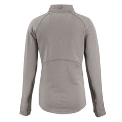 Tampa Bay Buccaneers Cutter & Buck Women's Peshastin Eco Fleece Recycled Tri-Blend Raglan Half-Zip Jacket - Heather Gray cheap