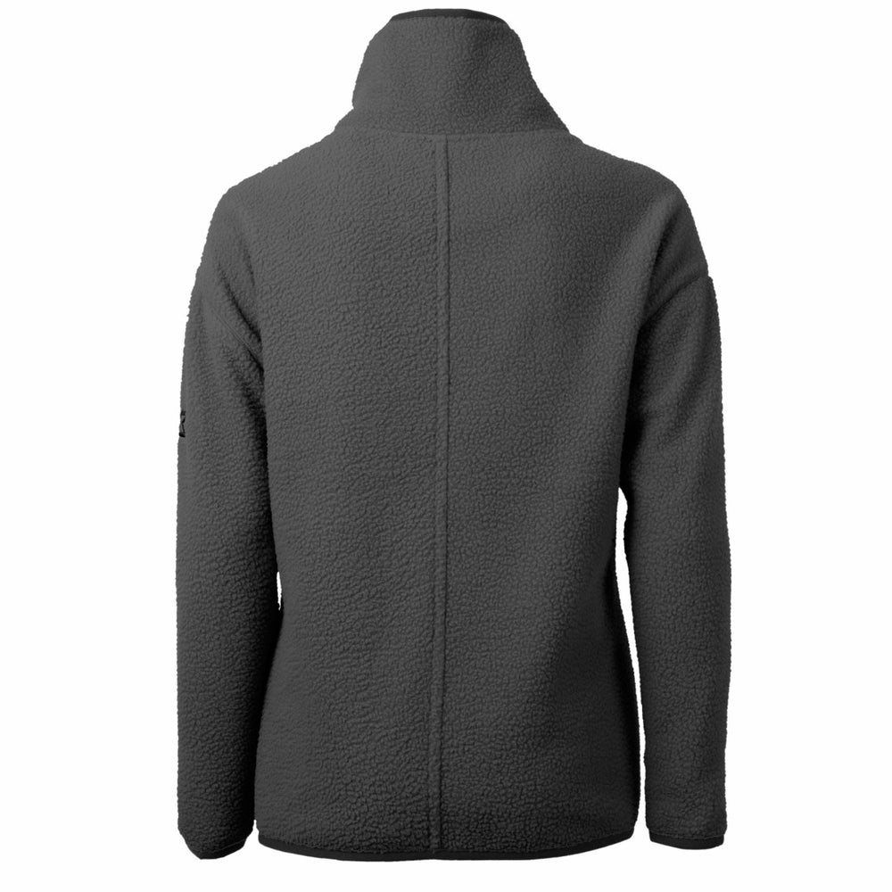 Detroit Lions Cutter & Buck Women's Historic Cascade Eco Sherpa Fleece Half-Zip Jacket - Charcoal discount