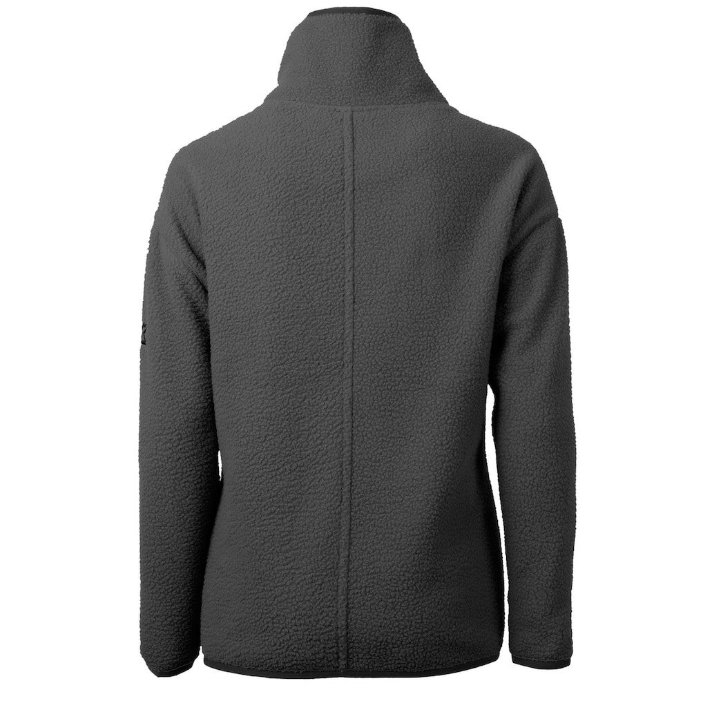 Philadelphia Eagles Cutter & Buck Women's Historic Cascade Eco Sherpa Fleece Half-Zip Jacket - Charcoal sale