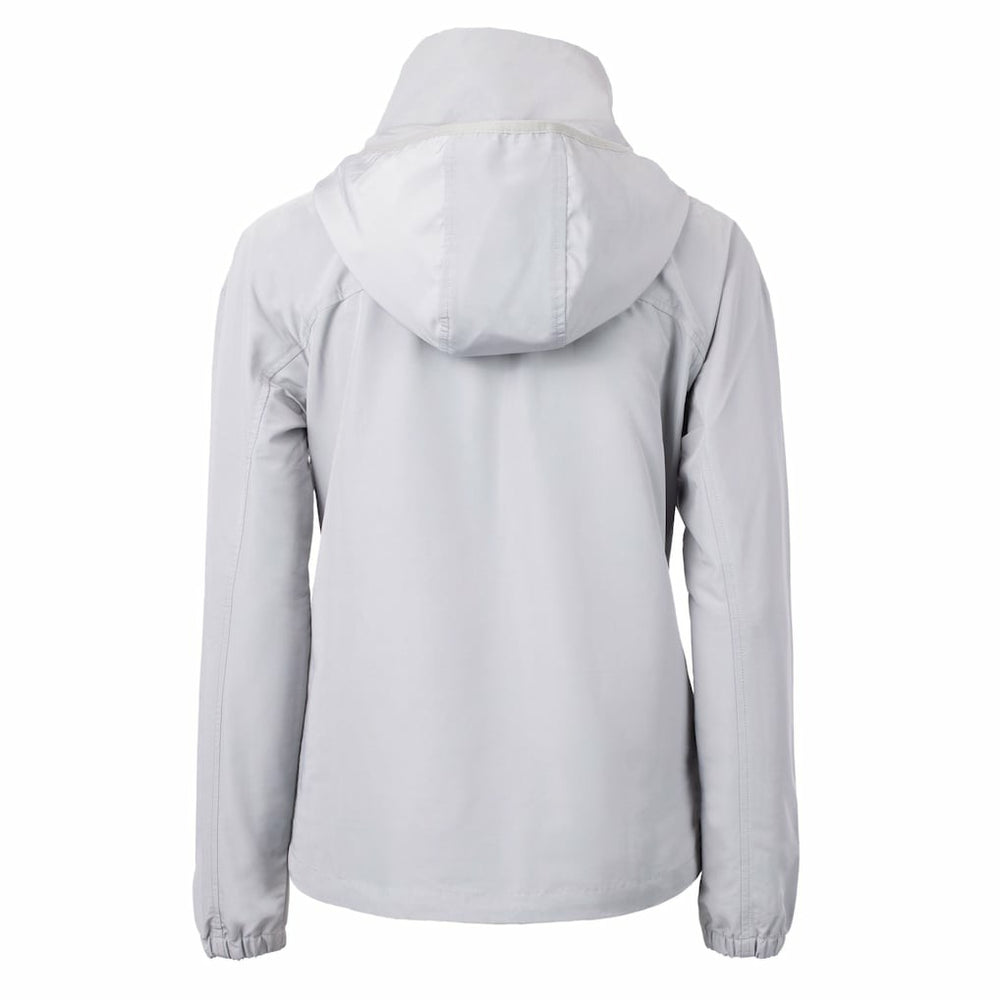 Seattle Seahawks Cutter & Buck Women's Charter Eco Recycled Half-Zip Hooded Anorak Jacket - Gray sale