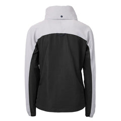 San Francisco 49ers Cutter & Buck Women's Charter Eco Recycled Half-Zip Hooded Anorak Jacket - Black outlet