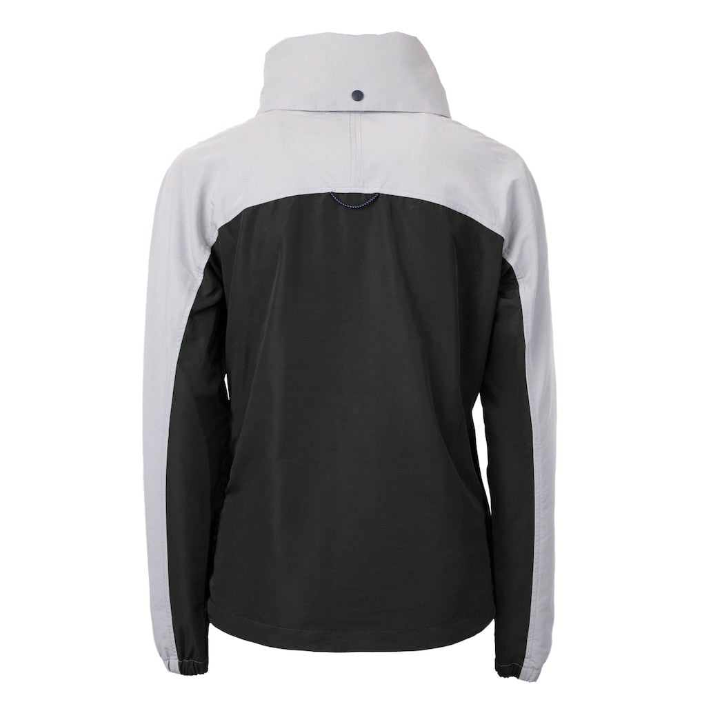Washington Commanders Cutter & Buck Women's Charter Eco Recycled Half-Zip Hooded Anorak Jacket - Black cheap