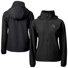 Tampa Bay Buccaneers Cutter & Buck Women's Charter Eco Recycled Half-Zip Hooded Anorak Jacket - Black outlet