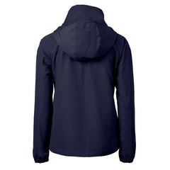 Chicago Bears Cutter & Buck Women's Charter Eco Recycled Half-Zip Hooded Anorak Jacket - Navy cheap