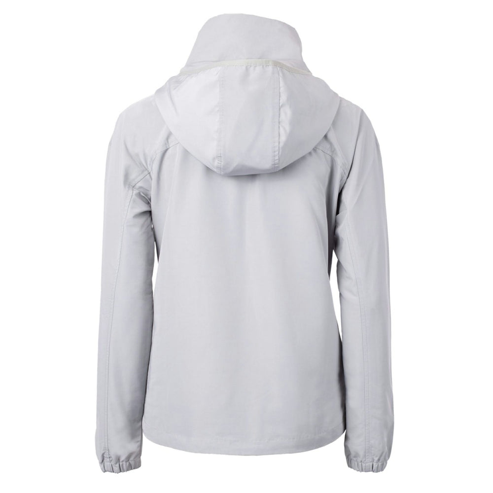 Denver Broncos Cutter & Buck Women's Charter Eco Recycled Half-Zip Hooded Anorak Jacket - Gray sale