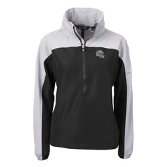 Las Vegas Raiders Cutter & Buck Women's Charter Eco Recycled Half-Zip Hooded Anorak Jacket - Black discount