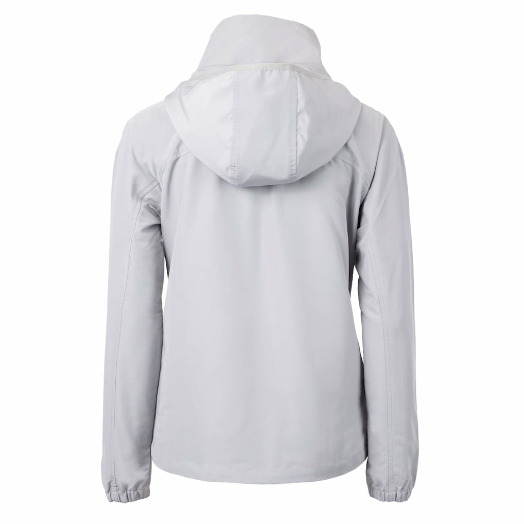 New Orleans Saints Cutter & Buck Women's Charter Eco Recycled Half-Zip Hooded Anorak Jacket - Gray online