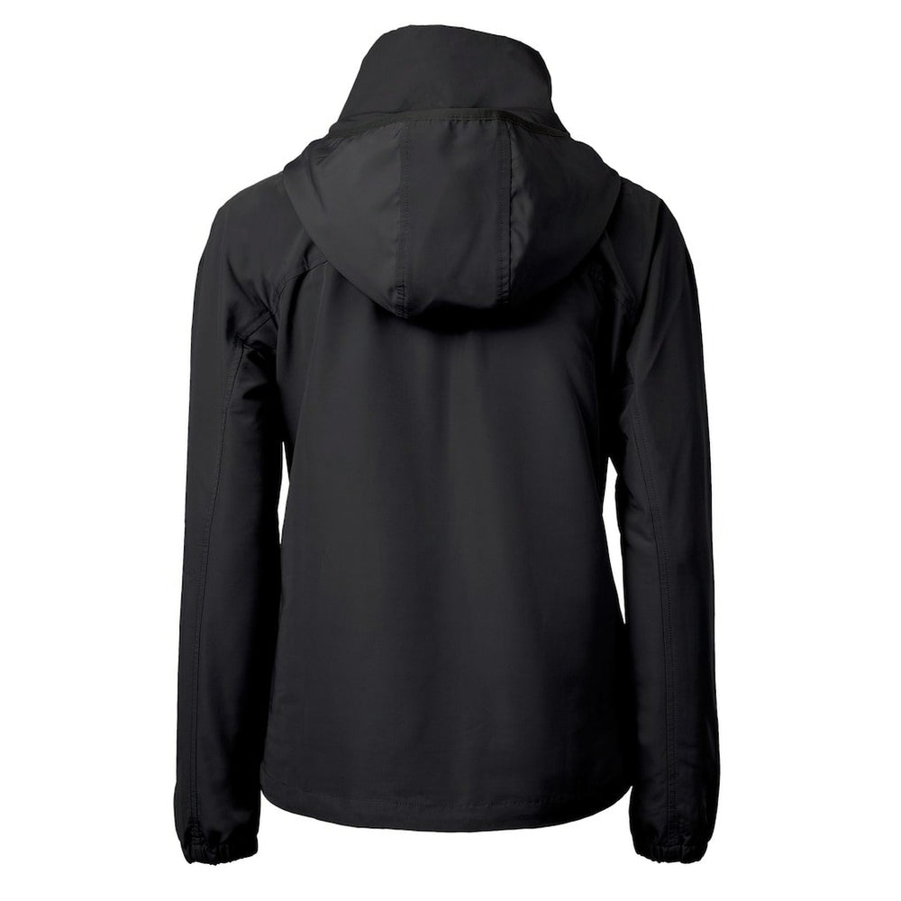 Philadelphia Eagles Cutter & Buck Women's Charter Eco Recycled Half-Zip Hooded Anorak Jacket - Black sale