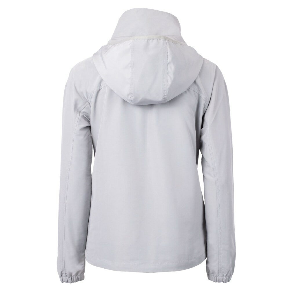 San Francisco 49ers Cutter & Buck Women's Charter Eco Recycled Half-Zip Hooded Anorak Jacket - Gray cheap
