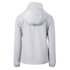 San Francisco 49ers Cutter & Buck Women's Charter Eco Recycled Half-Zip Hooded Anorak Jacket - Gray cheap
