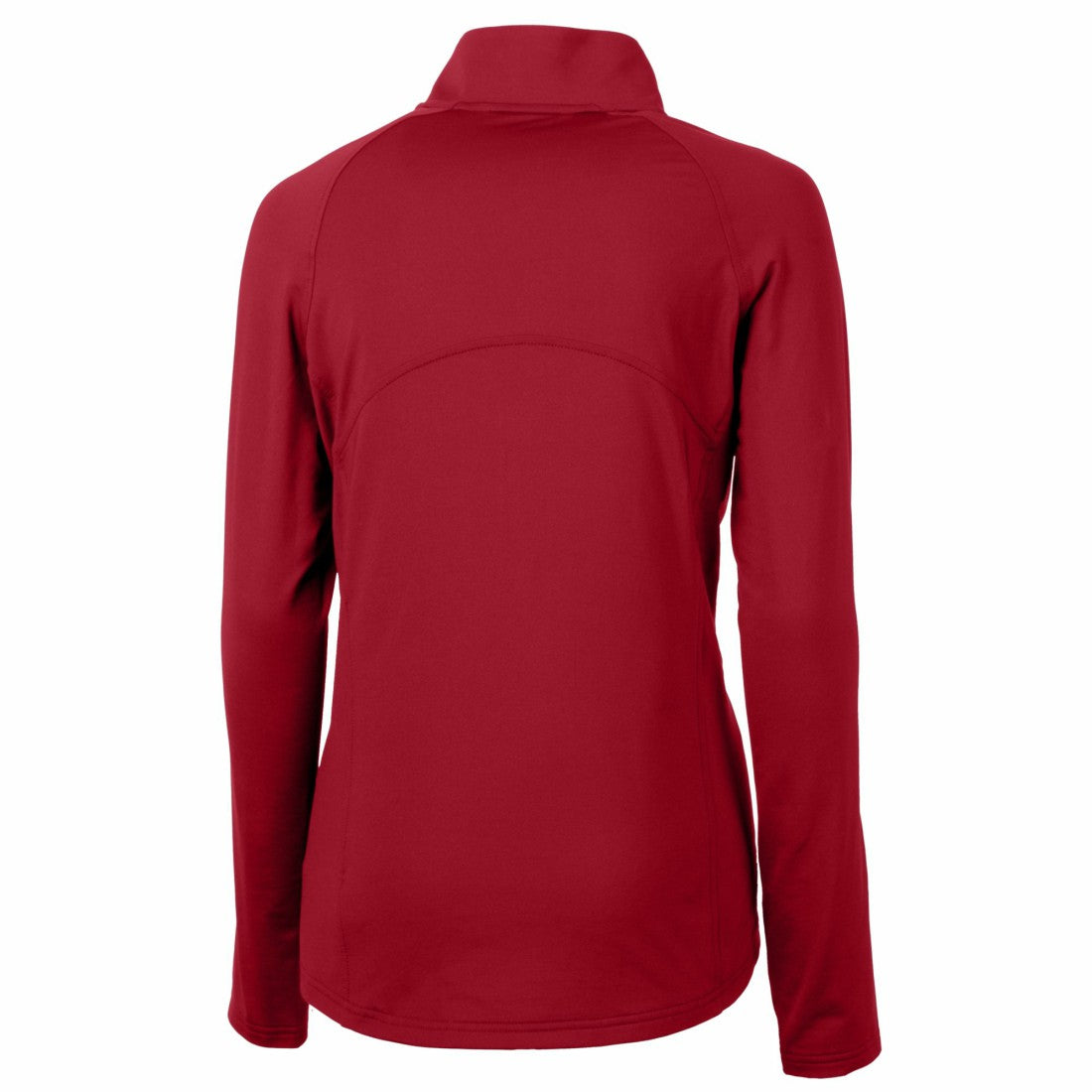 Tampa Bay Buccaneers Cutter & Buck Women's Historical Adapt Eco Knit Stretch Recycled Raglan Half-Zip Top - Red on sale