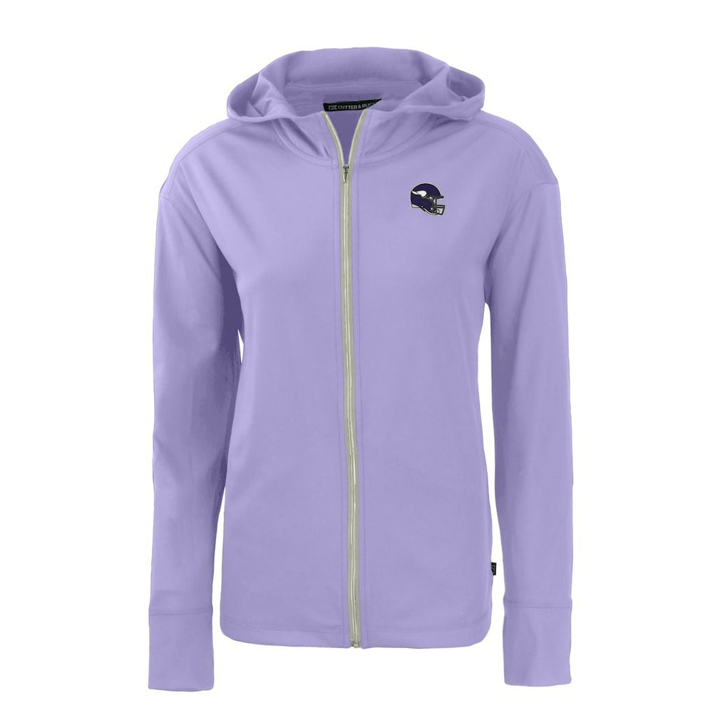Minnesota Vikings Cutter & Buck Women's Daybreak Eco Recycled Full-Zip Hoodie Jacket - Purple for sale