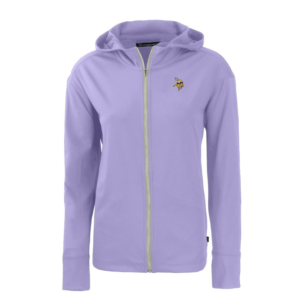Minnesota Vikings Cutter & Buck Women's Daybreak Eco Recycled Full-Zip Hoodie Jacket - Purple on sale