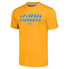 Los Angeles Chargers Homage Unisex The NFL ASL Collection by Love Sign American Sign Language T-Shirt - Gold on sale